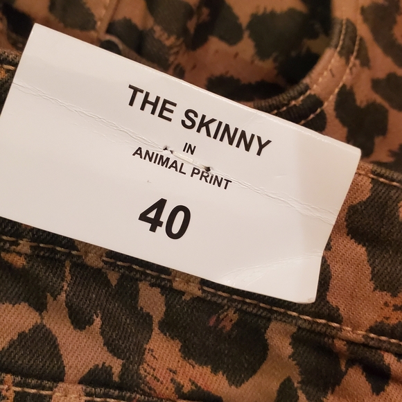 ZARA WOMEN- size 8 -NWT Limited Edition /Denim Collection - animal print - Picture 7 of 12